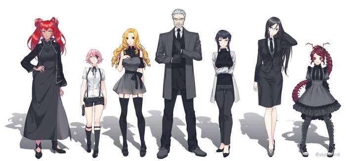 Pleiades (Overlord) characters line-up