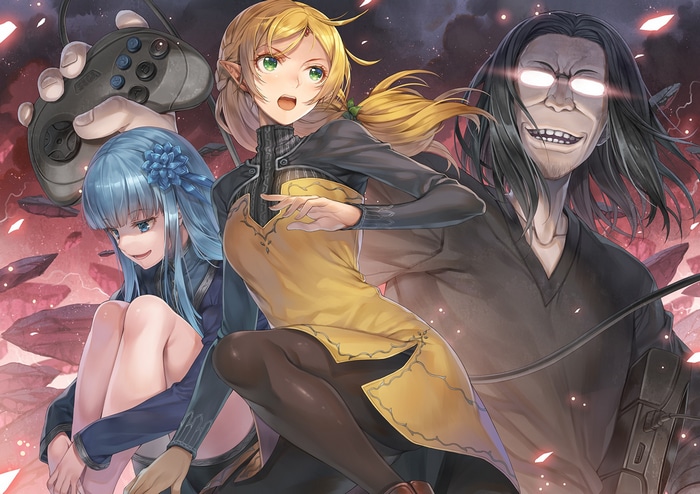 Isekai Ojisan Characters with Sega Controller