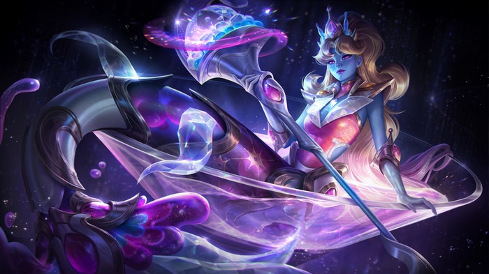 Star Guardian Nami with Staff in Space