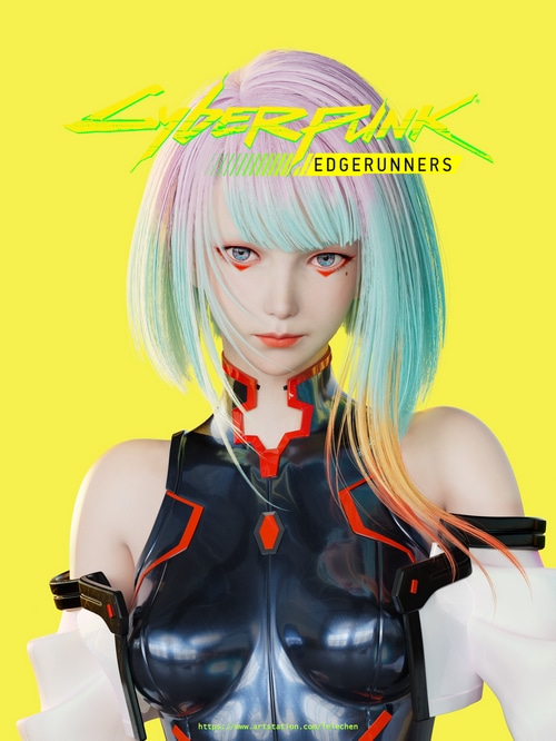Lucyna Kushinada from Cyberpunk: Edgerunners by Lele Chen