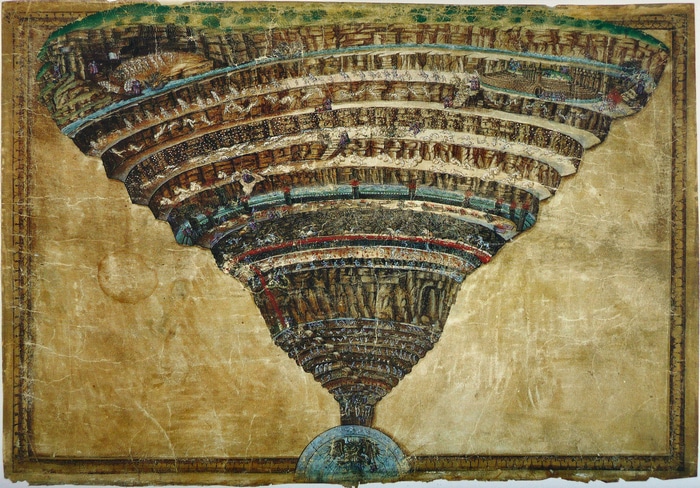 Dante's Inferno by Sandro Botticelli