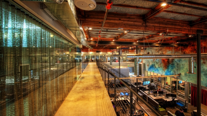 4K Interior of Google Office in California