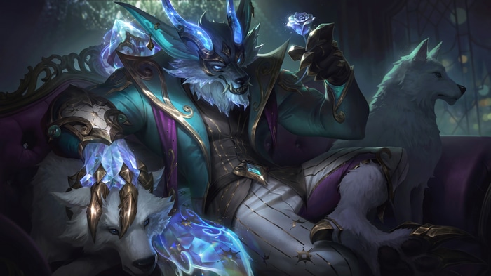 4K Winterblessed Warwick Prestige Edition League of Legends