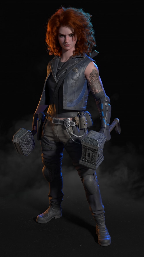 Kara Valkyrie with Hammers