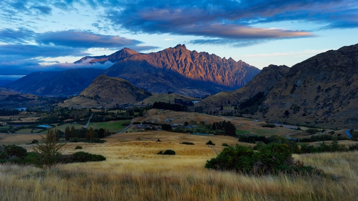 4K Landscape of Mountains in New Zealand