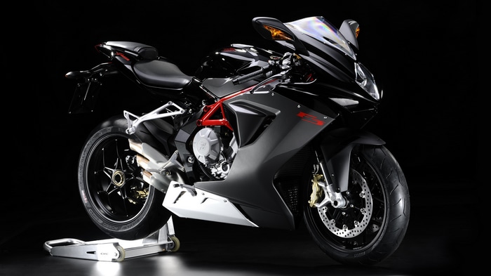 4K MV Agusta F3 800 superbike on dark background