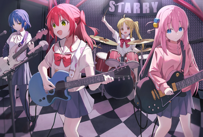 BOCCHI THE ROCK! Kessoku Band performing live
