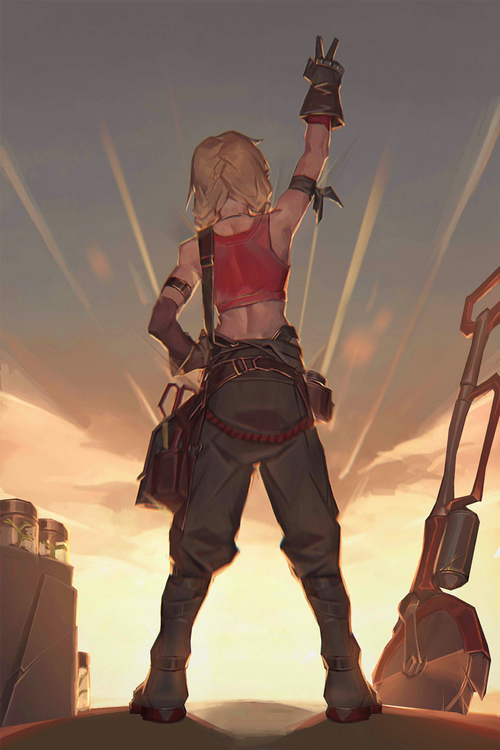 Path to Nowhere MBCC character at sunset