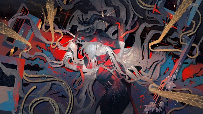 MBCC character with gray hair and eyes from Path to Nowhere
