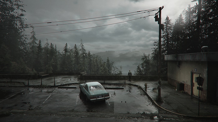 Silent Hill 2 Remake 4K Parking Lot Scene