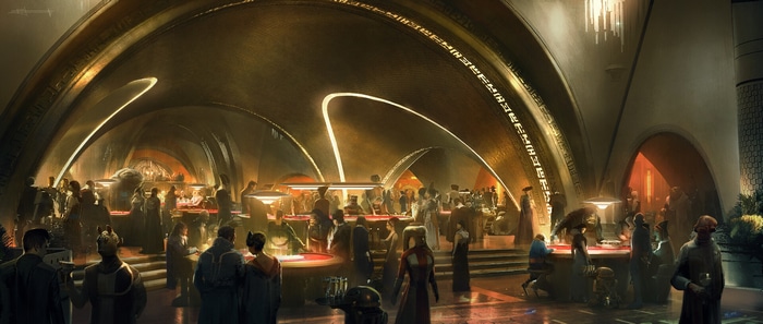 Star Wars Droids in a Futuristic Casino