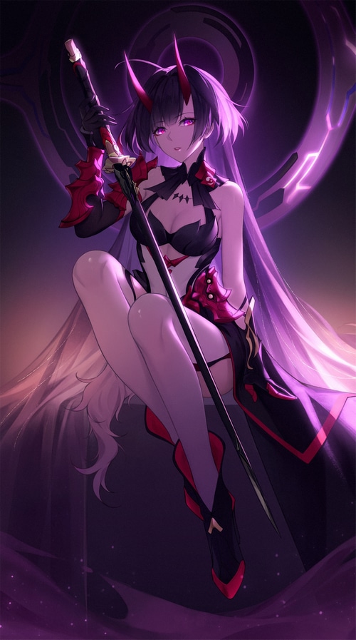 Raiden Mei from Honkai Impact 3rd with sword