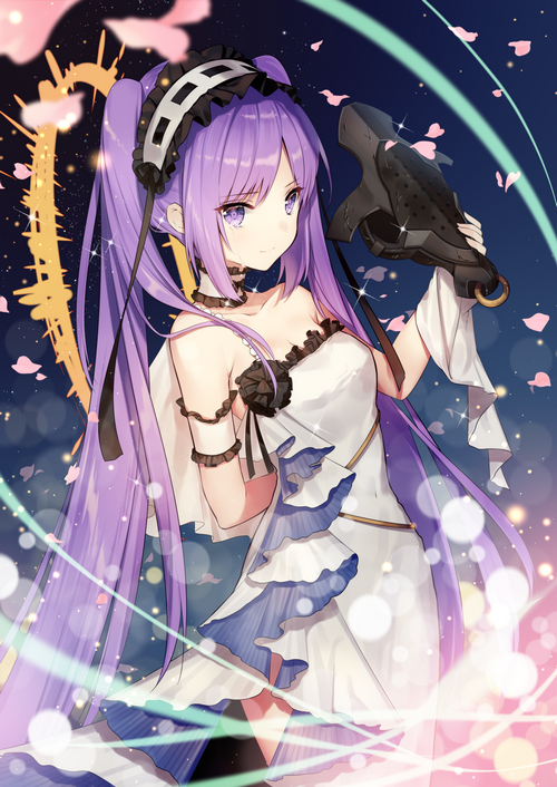 Fate/Grand Order character in a white dress