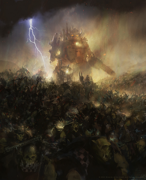 Warhammer 40,000 Gargant and Orc Horde