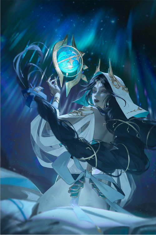 Path to Nowhere MBCC character with aurorae