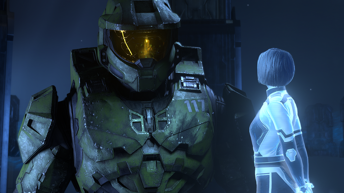 Master Chief and Cortana in Halo Infinite