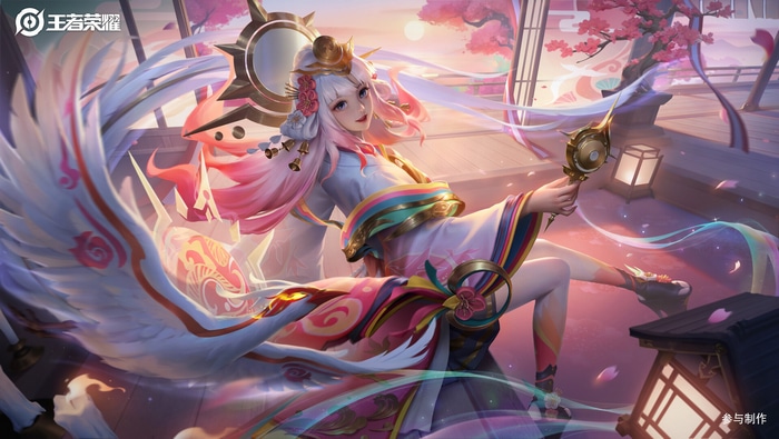Chao Liu from Honor of Kings with pink ombre hair
