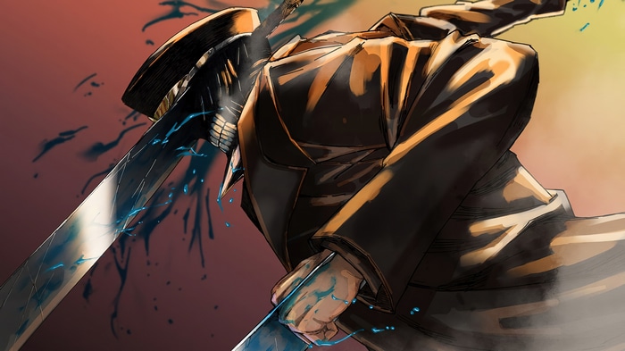 4K Katana Man Chainsaw Man Anime