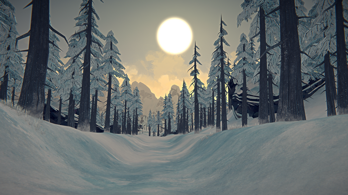 4K Snow Forest Landscape in The Long Dark