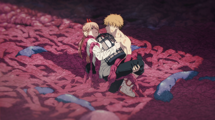 Denji and Power in Chainsaw Man