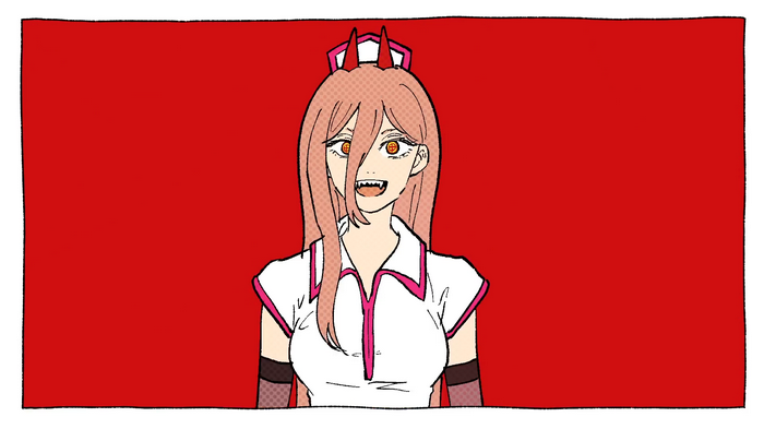 Power from Chainsaw Man in a nurse outfit