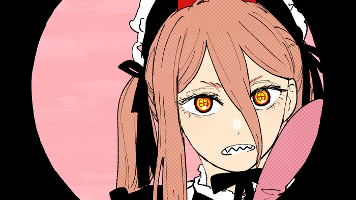 Power from Chainsaw Man in maid outfit