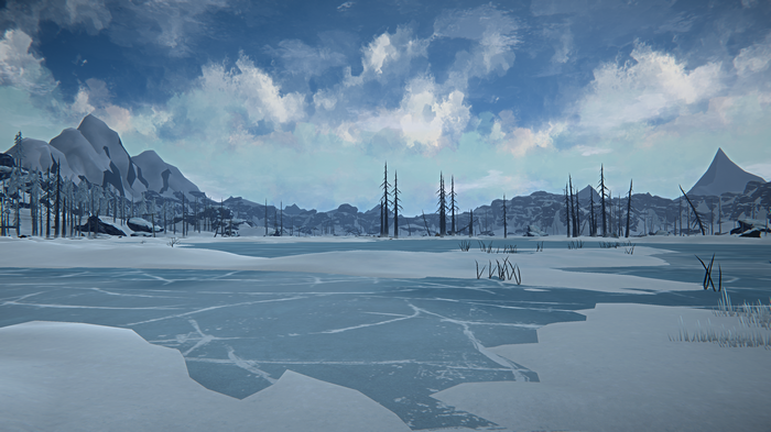 The Long Dark 4K survival landscape with ice and snow