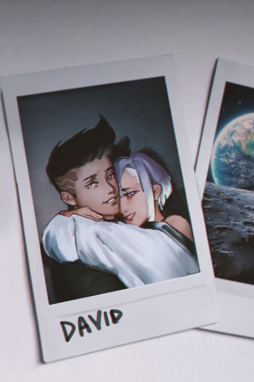 David Martinez and Lucy from Cyberpunk: Edgerunners