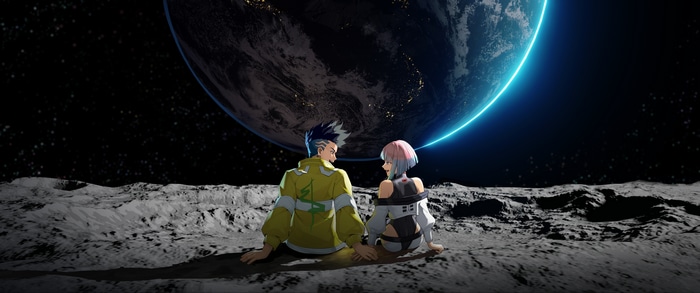 David Martinez and Lucyna Kushinada on the Moon