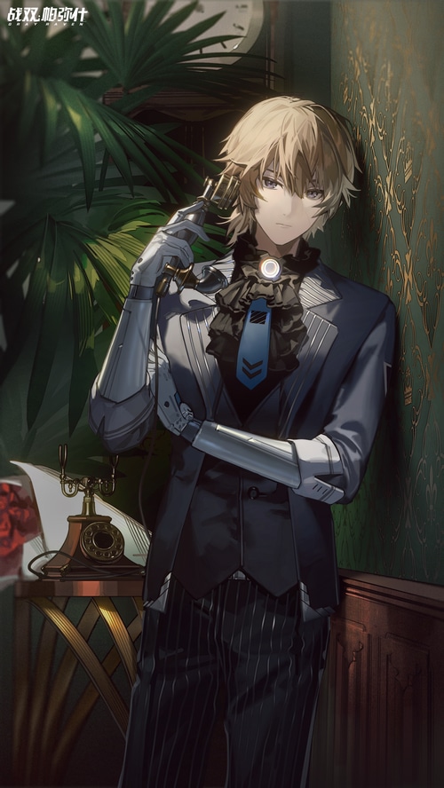 Lee from Punishing: Gray Raven with a gun