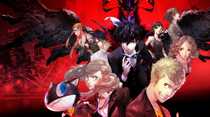 Persona 5 Phantom Thieves with Wings and Mask
