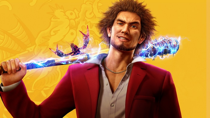 4K Yakuza Like a Dragon Man with Weapon