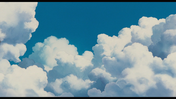 Porco Rosso Anime Screenshot of Clouds and Sky