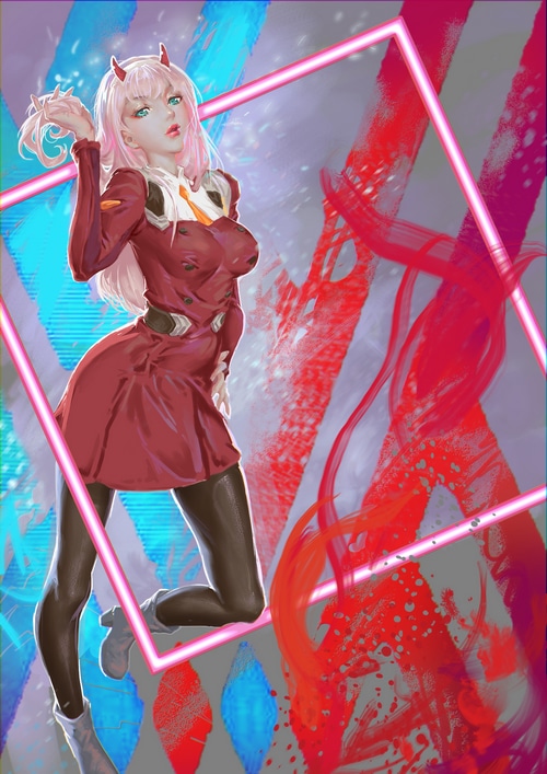 Zero Two from Darling in the FranXX