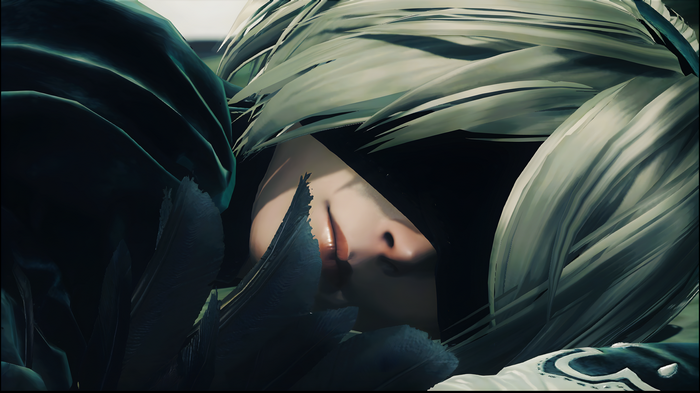 4K 2B from Nier: Automata with blindfold