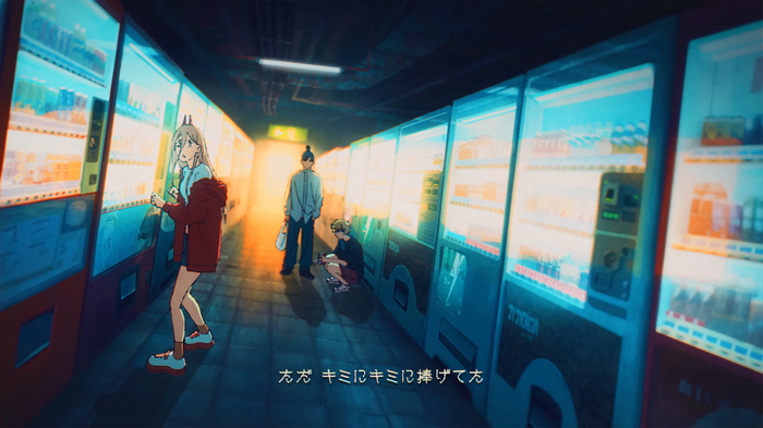Power and friends at vending machines