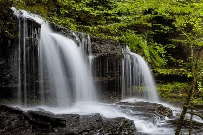 Waterfall at Ricketts Glen State Park, Pennsylvania