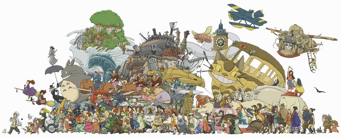 Miyazaki Hayao Crossover: Characters and Scenes