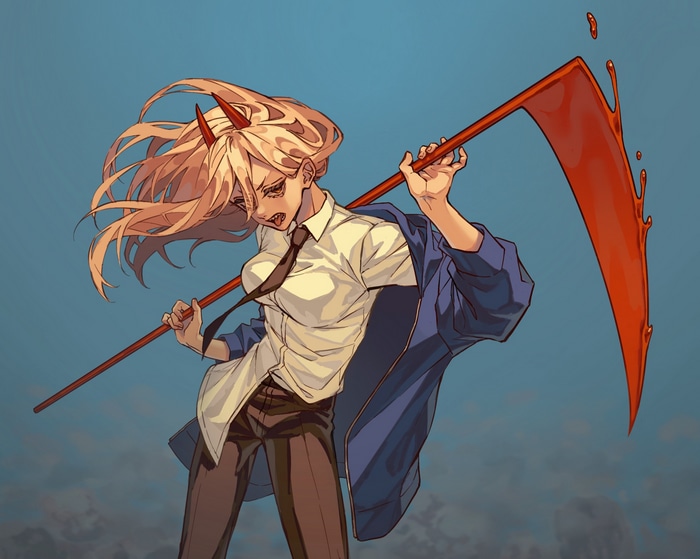 Power with a scythe from Chainsaw Man