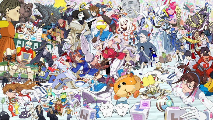 4K Crossover Anime and Game Characters