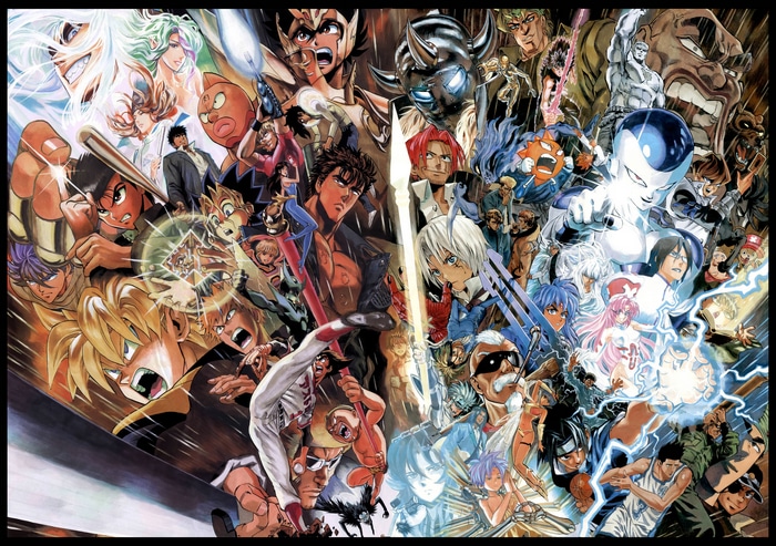 Anime Crossover: Fist of the North Star, Dragon Ball, Yu Yu Hakusho, and more