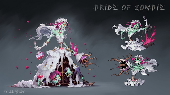 Bride of Zombie concept art