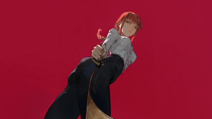 Makima with a leash from Chainsaw Man