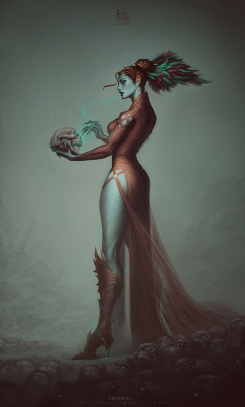 Aratrika by Ali Abed, Fantasy Art
