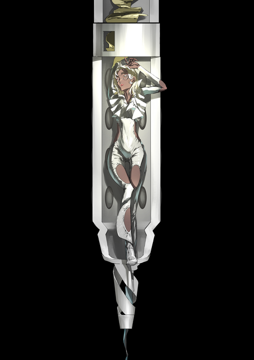 Nico Tina in a syringe