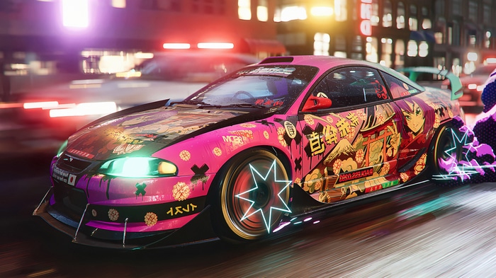 Need for Speed Unbound 4K Anime Car