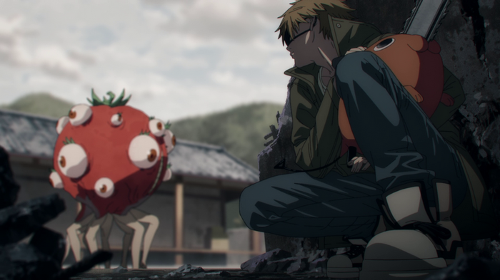 Chainsaw Man: Denji and a Strawberry Devil
