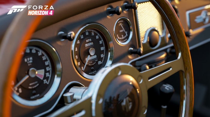 Forza Horizon 4 Car Interior Dashboard