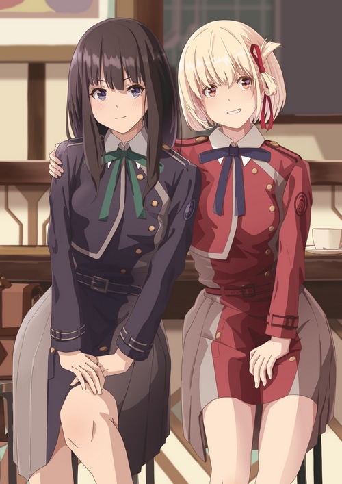 Lycoris Recoil: Takina and Chisato fan art