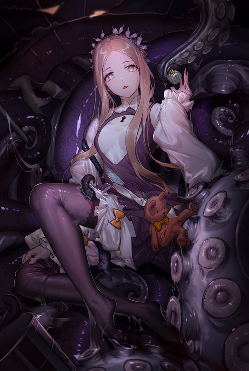 Abigail Williams surrounded by dark tentacles